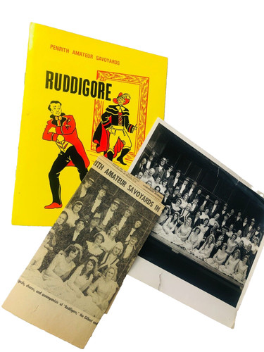 Theatre programme ruddigore - programme,
