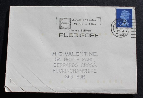 Ruddigore 1973 croydon - 'ruddigore',