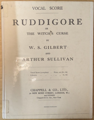 Gilbert a sullivan - s.,