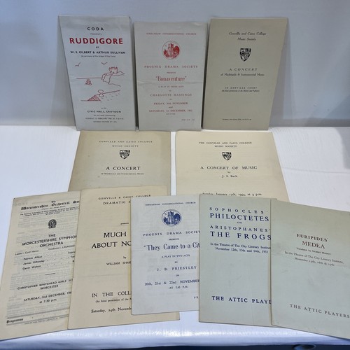 Vintage theatre programmes - programmes,
