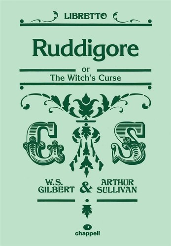 Ruddigore arthur sullivan - ruddigore,,